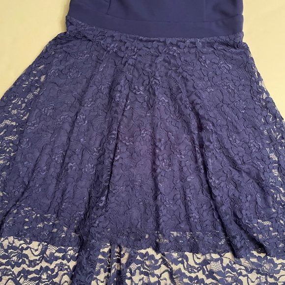 Lush royal blue gorgeous sleeveless dress, size M. Perfect for any occasion. - Picture 13 of 17